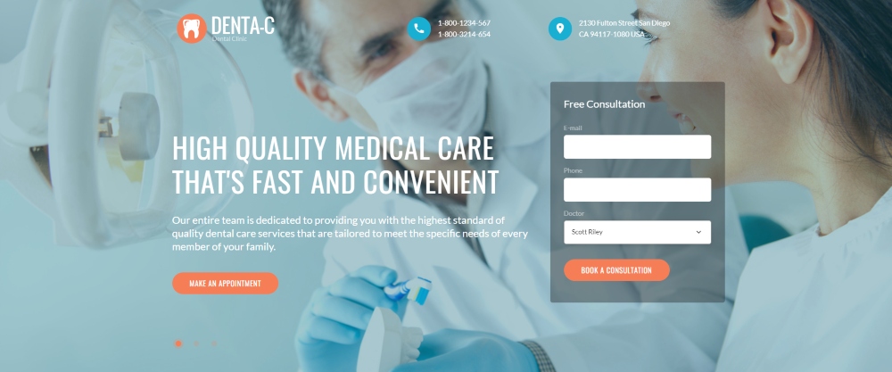 landing page para dentistas